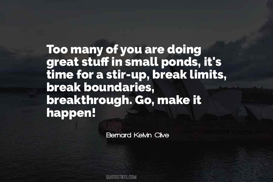 Break Boundaries Quotes #1408339