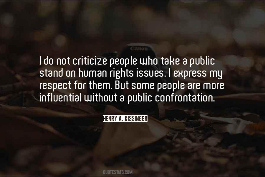 People Who Criticize Quotes #697798