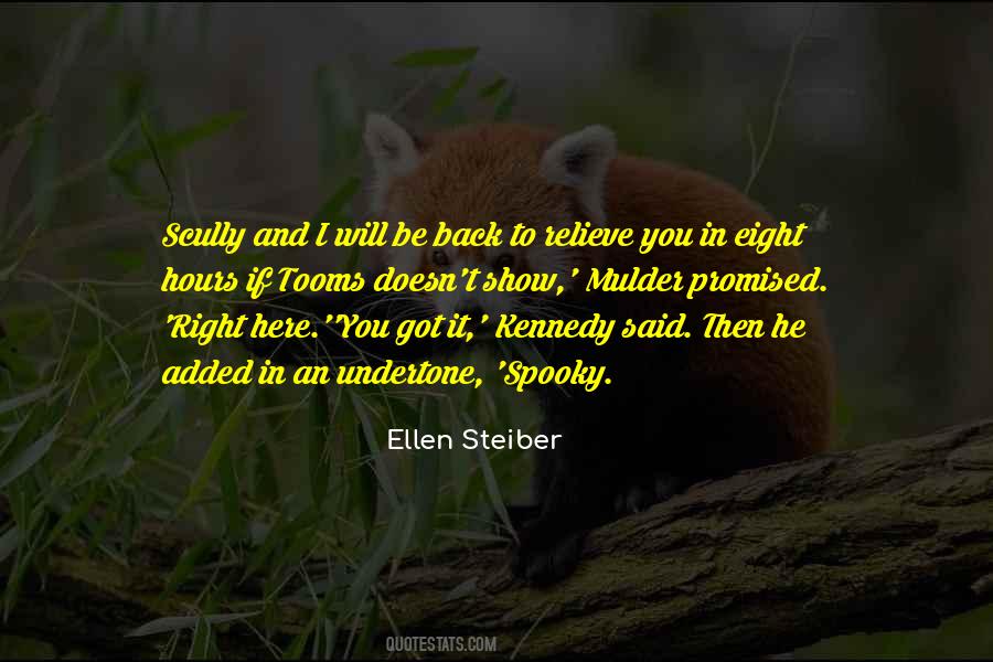 Quotes About I Will Be Back #811231