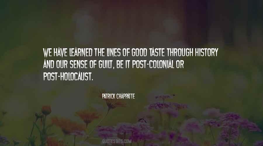 Quotes About Sense Of Taste #1254774