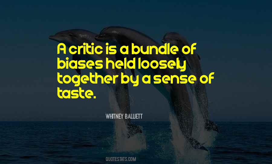 Quotes About Sense Of Taste #1586613