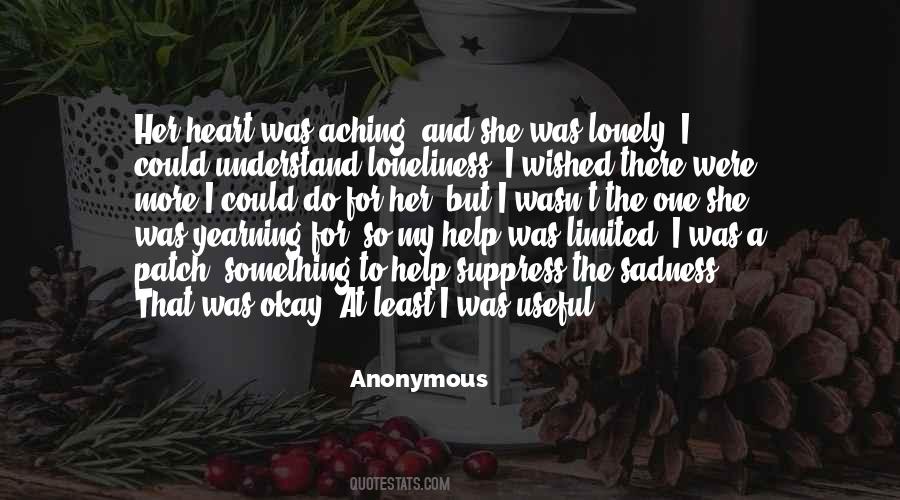 An Aching Heart Quotes #493795