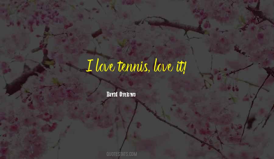 Tennis Love Quotes #737495