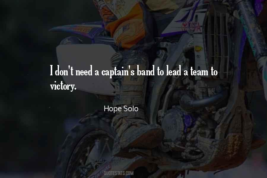 Quotes About A Team Captain #350473