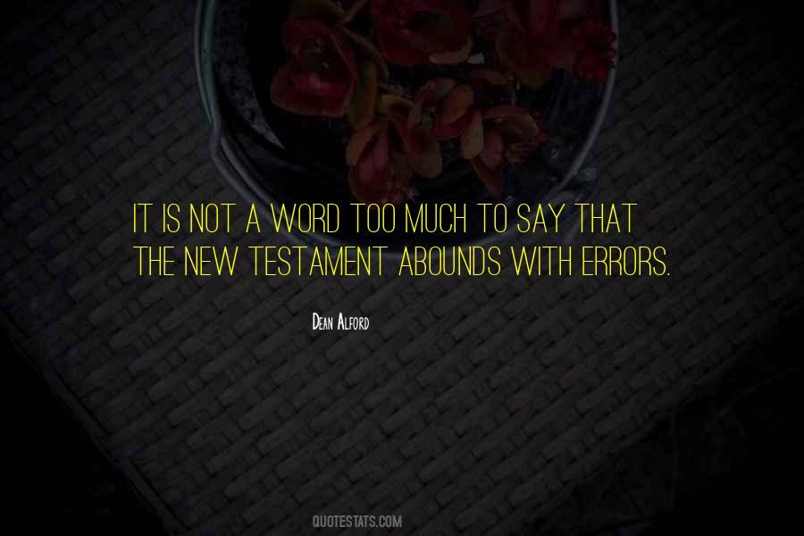 Quotes About The New Testament #1065285