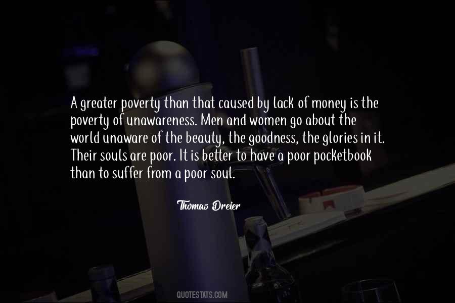 Quotes About Poverty And Money #1360041