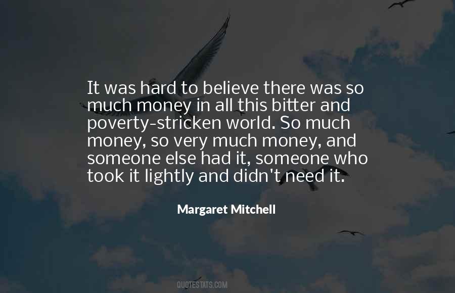 Quotes About Poverty And Money #1372607
