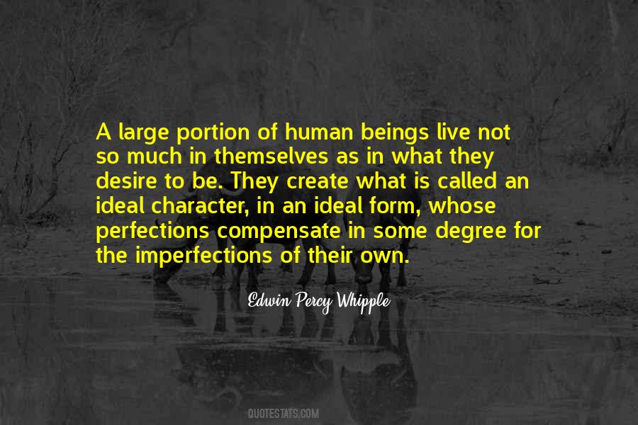 Human Perfection Quotes #540900