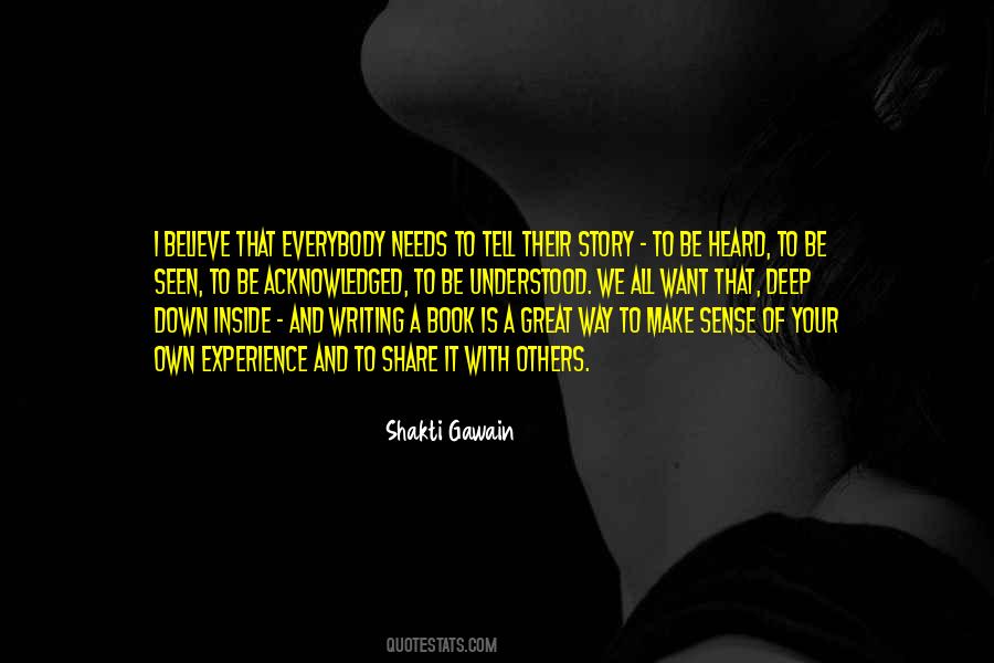 Quotes About Writing Your Own Story #454157