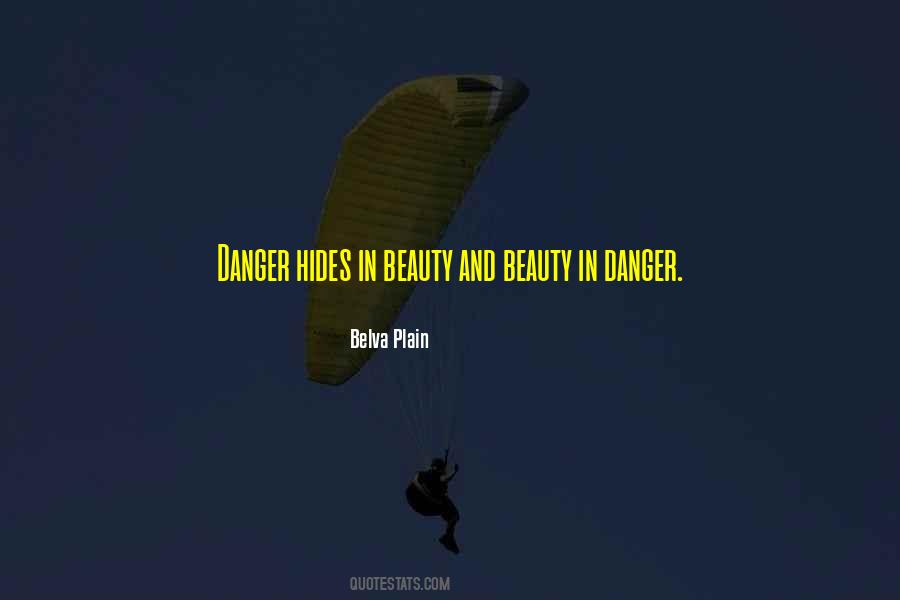 Quotes About Beauty And Danger #1104594