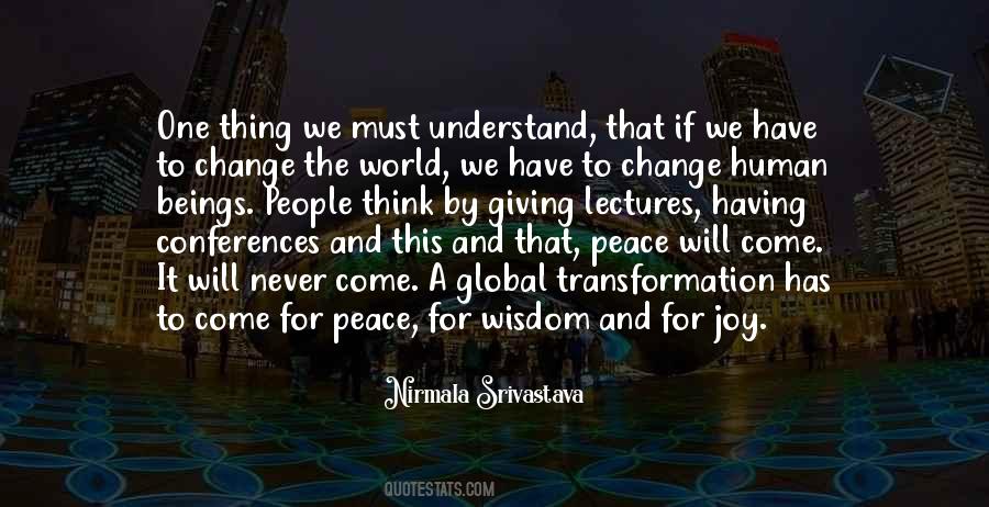 Quotes About Love And World Peace #39006