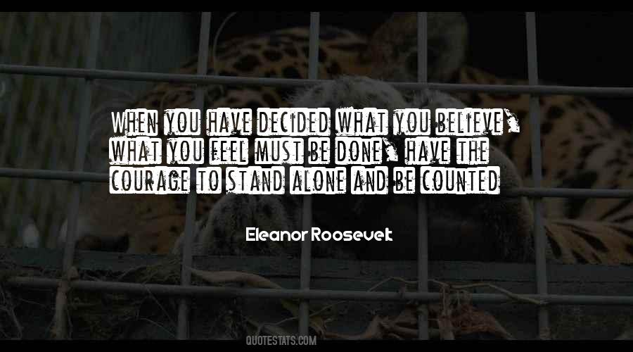 Stand Up And Be Counted Quotes #1136738