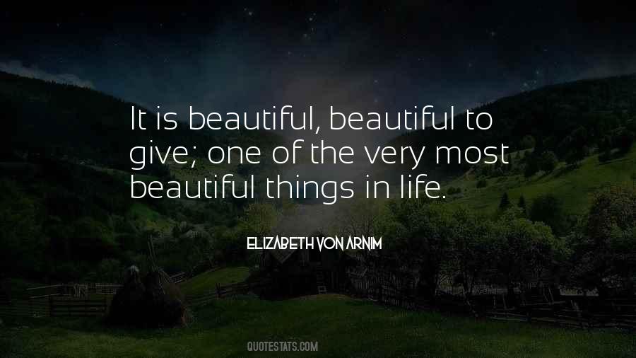 Quotes About The Most Beautiful Things In Life #33333