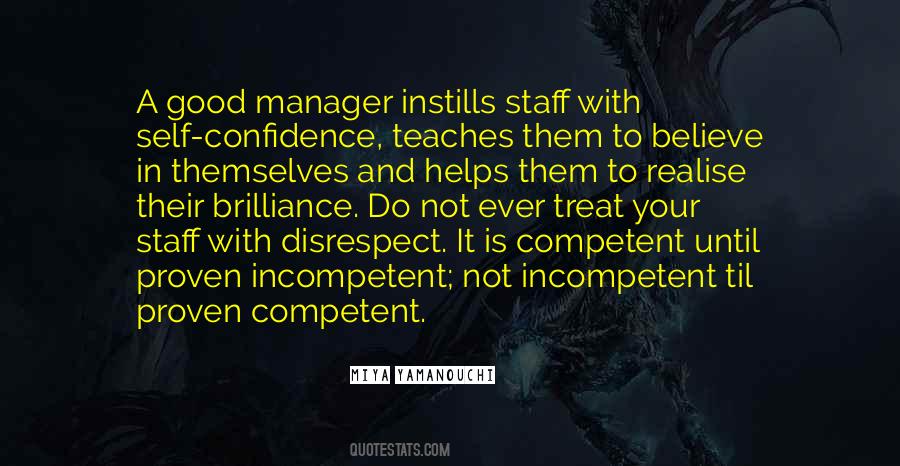 Quotes About Staff Management #1043975