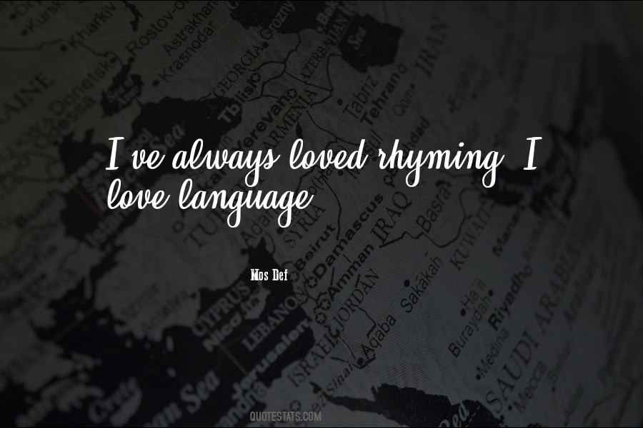 Quotes About Rhyming #957164