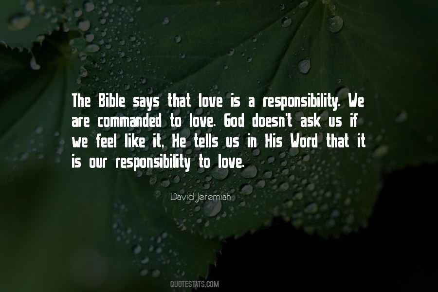 Quotes About God's Love In The Bible #1104007