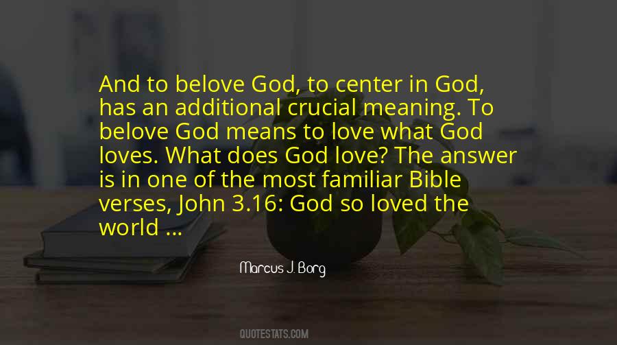 Quotes About God's Love In The Bible #1722980