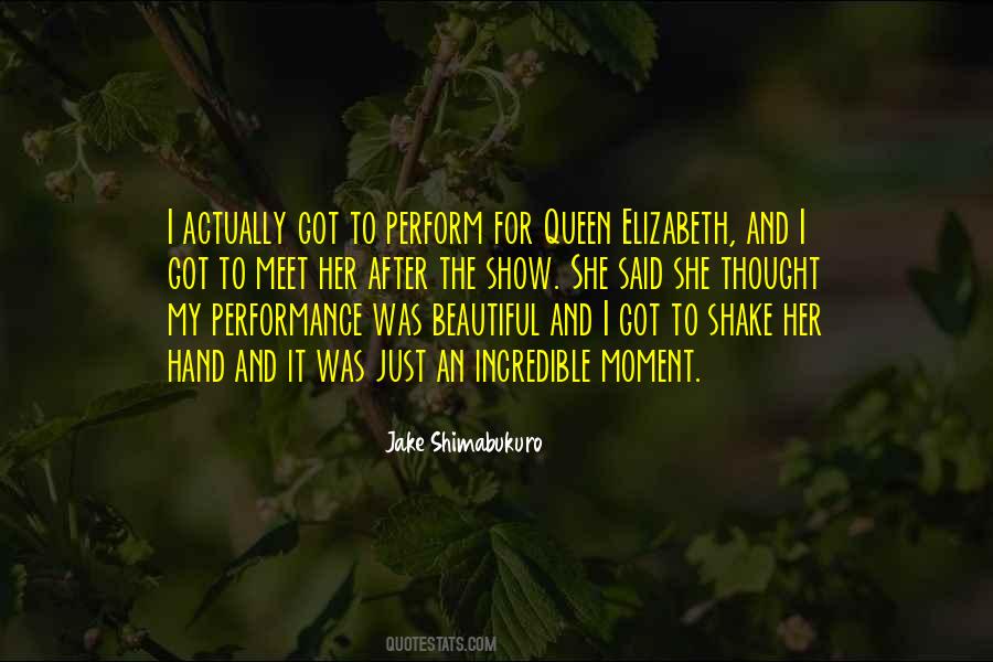 Quotes About Queen Elizabeth #1605751