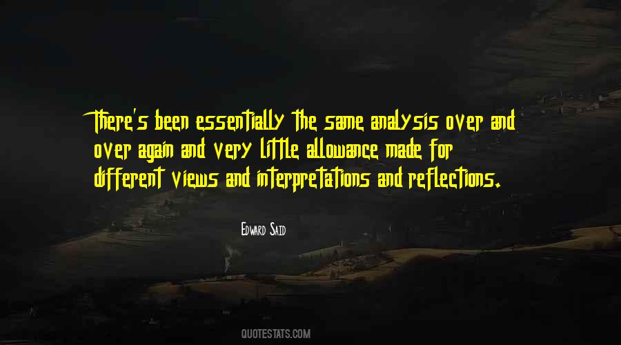 Quotes About Different Interpretations #1548603