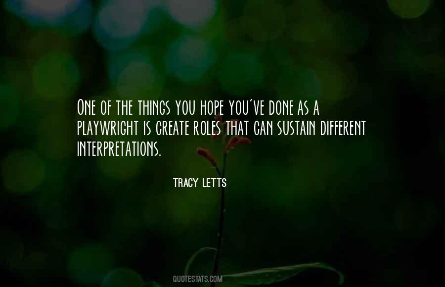 Quotes About Different Interpretations #1653982