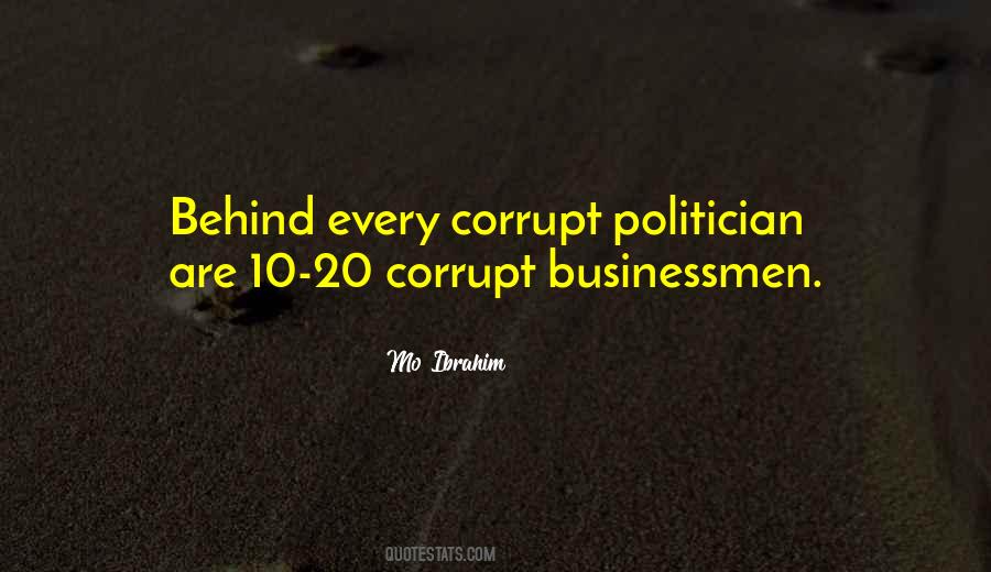 Corrupt Politician Quotes #94675