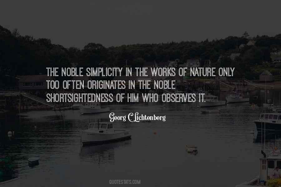 Quotes About Simplicity In Nature #1336175