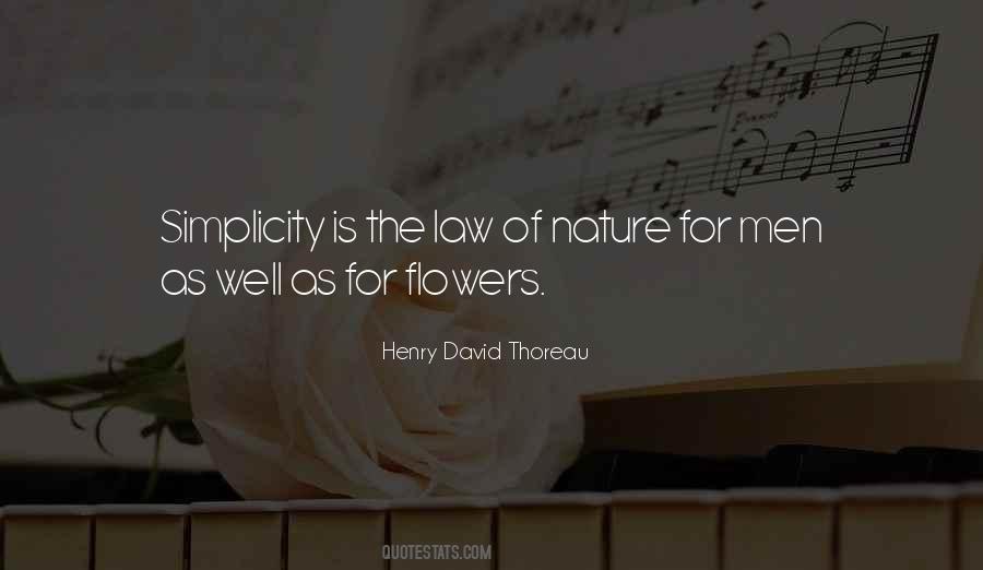 Quotes About Simplicity In Nature #1597465