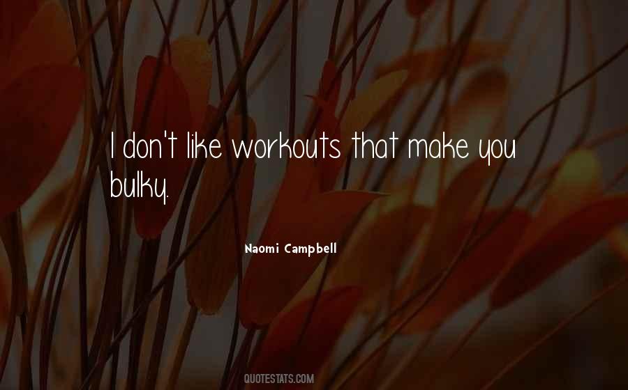 Quotes About Workouts #1342485