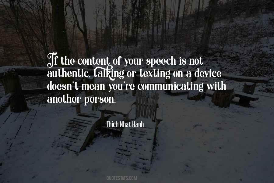 Quotes About Speech Communication #1469892
