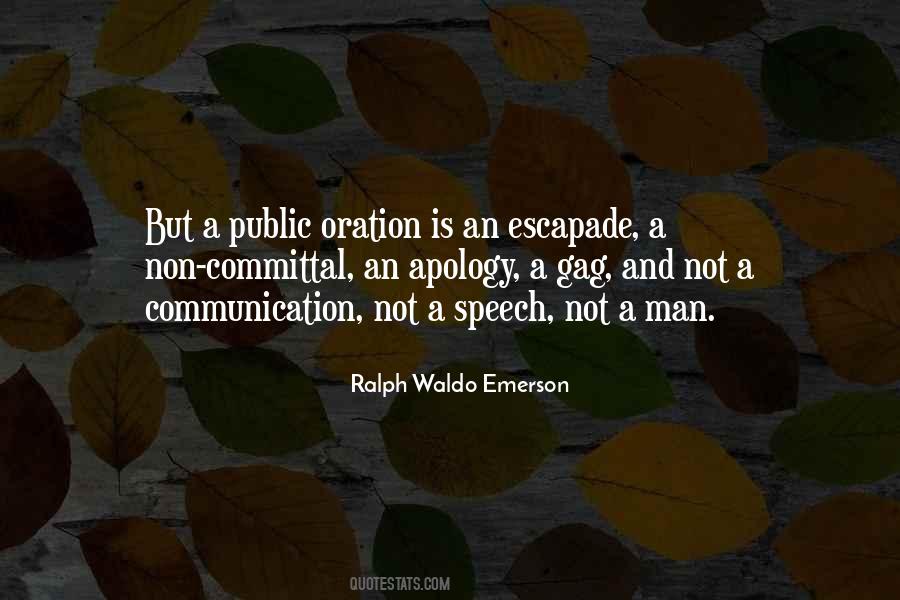Quotes About Speech Communication #1614688