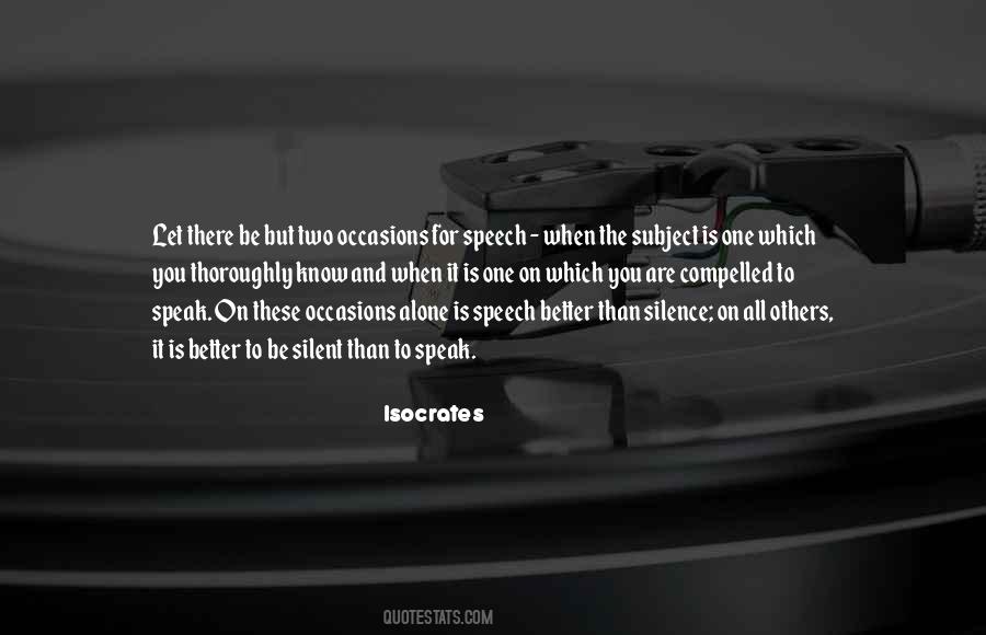 Quotes About Speech Communication #543964