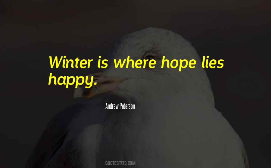 Where Hope Lies Quotes #74975