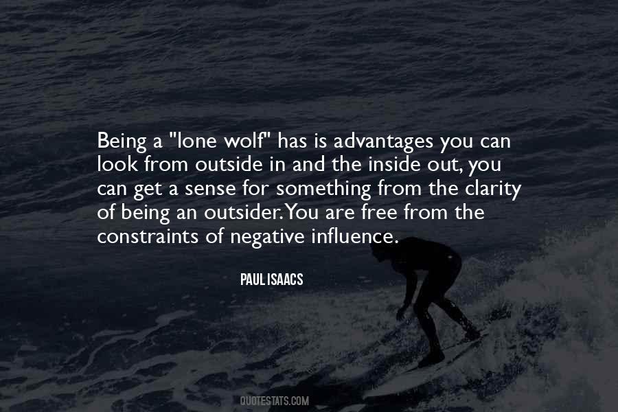 Quotes About The Lone Wolf #406806