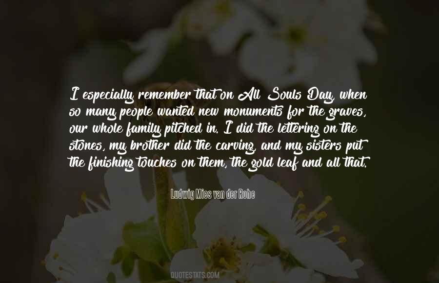 Quotes About Souls Day #3954