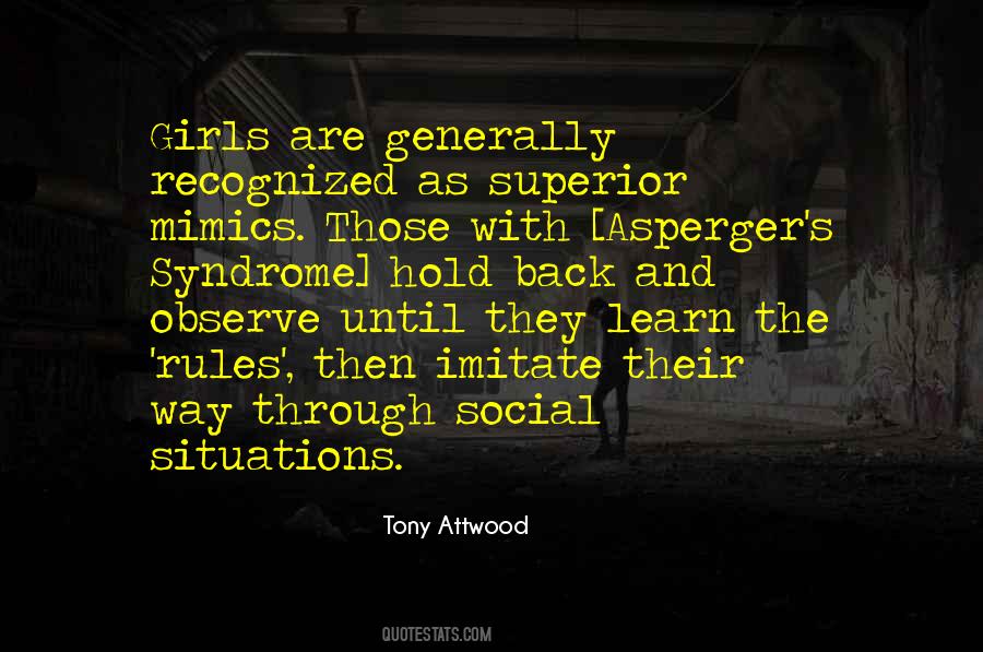 Quotes About Having Aspergers #86799