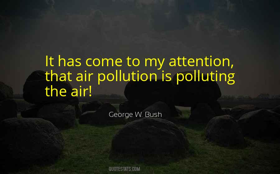 Quotes About Air Pollution #1698913