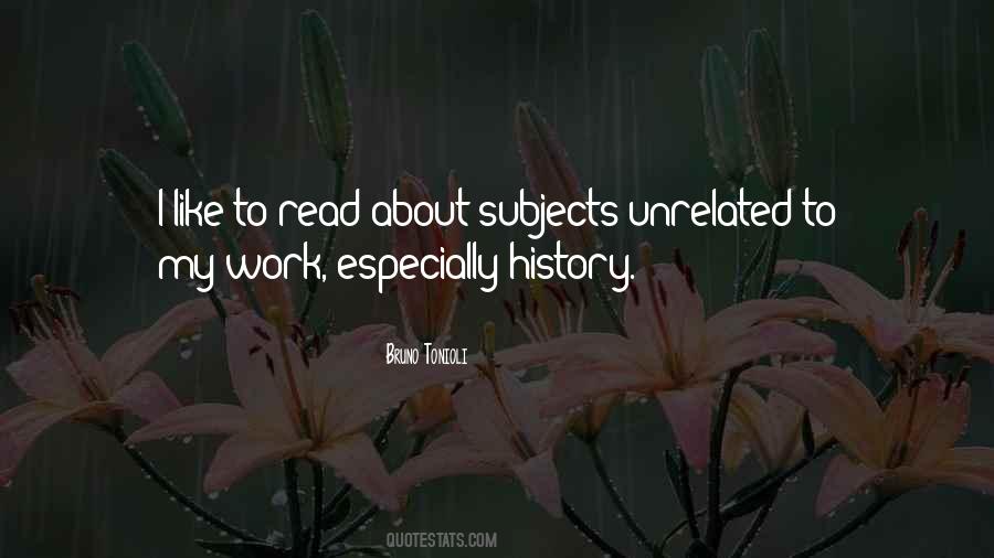 Quotes About Subjects #118677