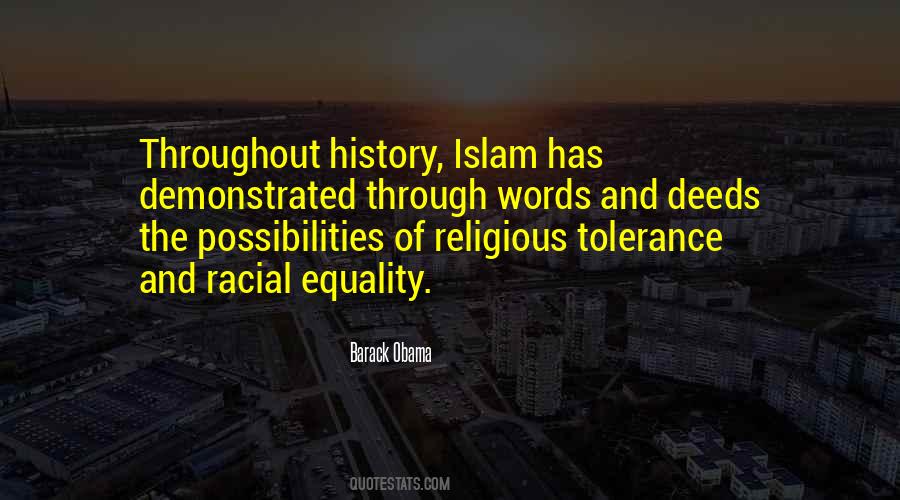 Quotes About Tolerance In Islam #12319