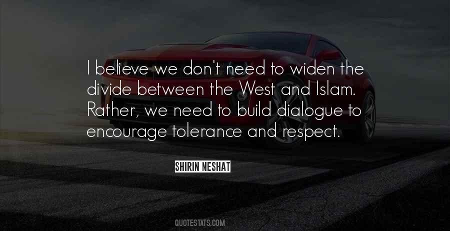 Quotes About Tolerance In Islam #1406538
