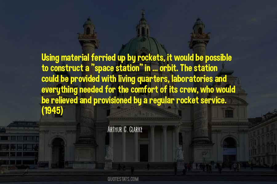Living In Space Quotes #1365141