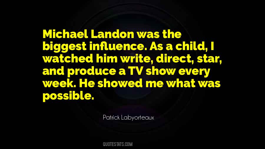 Quotes About Influence Of Tv #750172