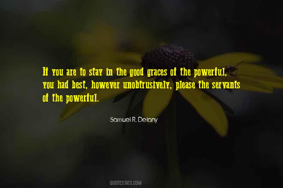 Quotes About Good Servants #984017