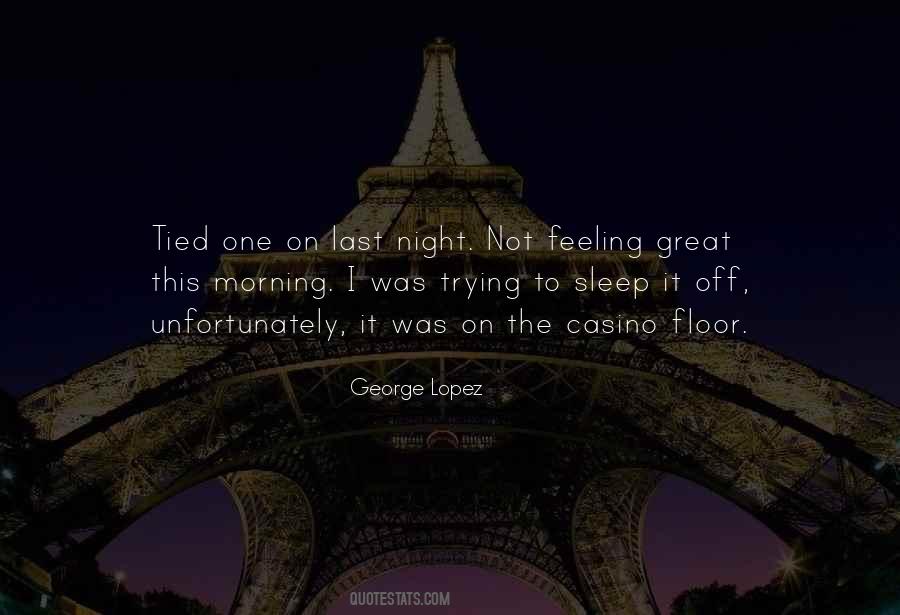 Sleep One Night Quotes #1129002