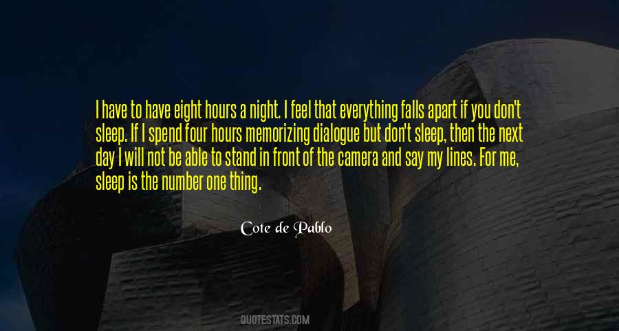 Sleep One Night Quotes #1190733