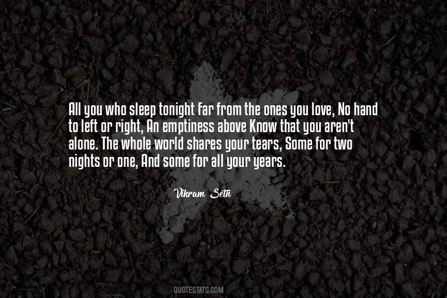 Sleep One Night Quotes #151984