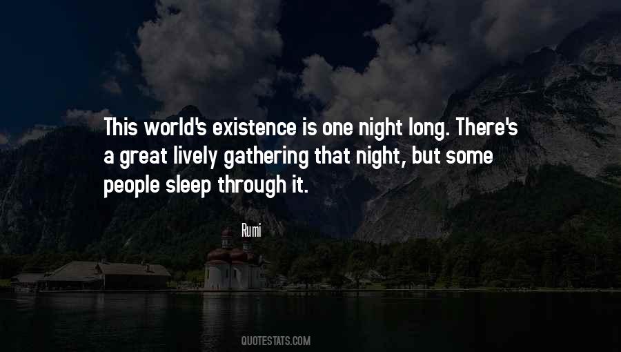 Sleep One Night Quotes #376814