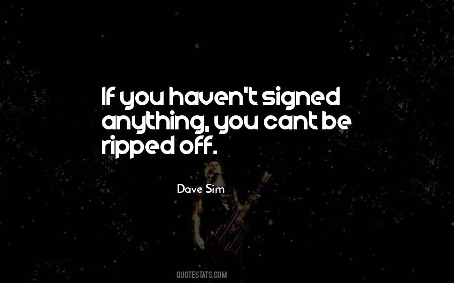Ripped Off Quotes #451143