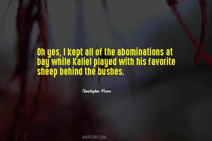 Quotes About Abominations #871217
