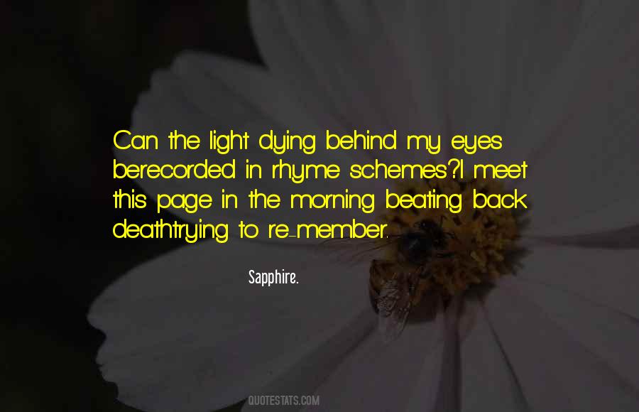 Quotes About Behind Eyes #447073