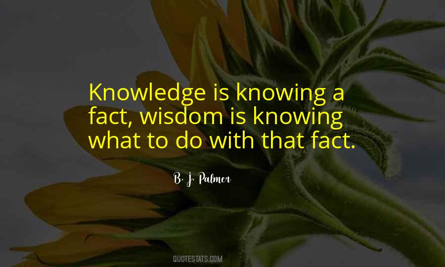 Quotes About Not Knowing All The Facts #1253461